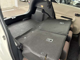 シートが倒せて荷物も楽々
