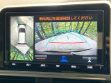 【パノラミックビューモニター】専用のカメラにより、上から見下ろしたような視点で360度クルマの周囲を確認することができます☆死角部分も確認しやすく、狭い場所での切り返しや駐車もスムーズに行えます。
