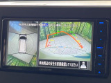 【マルチアラウンドモニター】専用のカメラにより、上から見下ろしたような視点で360度クルマの周囲を確認することができます☆死角部分も確認しやすく、狭い場所での切り返しや駐車もスムーズに行えます。
