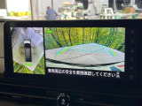 【アラウンドビューモニター】専用のカメラにより、上から見下ろしたような視点で360度クルマの周囲を確認することができます☆死角部分も確認しやすく、狭い場所での切り返しや駐車もスムーズに行えます。