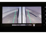 全周囲カメラ。フロント左右の映像