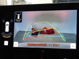 バックガイドモニターを装備しています、車庫入れもラクラクです。