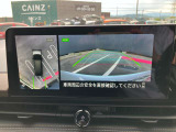 バックカメラがバンパー付近をしっかりとカバーします