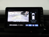 バックカメラの画像です。ガイドラインがスムースな車庫入れをサポートいたします!車庫入れの安心感がアップしますね☆