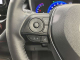 【ステアリングスイッチ付ハンドル】ナビゲーションに視線を移さず、ハンドルから手を離さず、運転に集中したまま手元でオーディオ操作できます♪