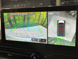 【アラウンドビューモニター】専用のカメラにより、上から見下ろしたような視点で360度クルマの周囲を確認することができます☆死角部分も確認しやすく、狭い場所での切り返しや駐車もスムーズに行えます。