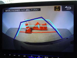 バックガイドモニターを装備しています、車庫入れもラクラクです。