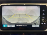 リアカメラ付で、後方をナビ画面で確認。車庫入れも安心です。もちろん、バックギアと連動しています。