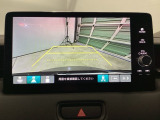 バックモニター付きで、車庫入れやバック時の後方確認をサポート。