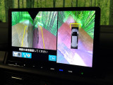 【マルチビューカメラシステム】専用のカメラにより、上から見下ろしたような視点で360度クルマの周囲を確認することができます☆死角部分も確認しやすく、狭い場所での切り返しや駐車もスムーズに行えます。