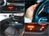 運転席&助手席には腰部まであたためてくれる3段階調整機能付きシートヒーター機能があります☆さらにステアリングヒーターもありがたい!