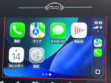 ●Apple Car Play:スマホとの有線接続で、ナビ・オーディオ再生などスマホのアプリ機能が画面でも使える便利機能です!