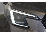 LEDヘッドライトで夜間の運転も安心です