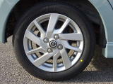 【タイヤ】 【純正14インチアルミホイール】《155/65R14》専用のアルミなのでお車のイメージぴったりですね!
