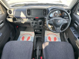 見晴らしがよく開放的な車内。視界も良好です。
