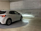 LEDヘッドランプです。十分な明るさを保ちつつも消費電力が少なく、バルブ寿命も長いのが特徴です。瞬時にMAXの光量を発揮するのもLEDならではです。
