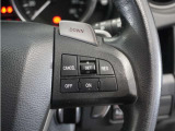 【クルーズコントロール】ステアリングの右側には高速道路で威力を発揮するオートクルーズの操作スイッチががついています。手元で操作ができるので、安全に運転できます!