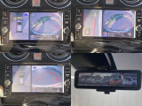 ☆ラゲッジに荷物をたくさん積んでも後方を確認できるスマートルームミラーです。