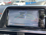 〔バックカメラ〕ナビゲーションにこのように映ります。見えずらい真後ろもこれで安心ですよ!