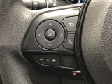 【ステアリングスイッチ】左です。ハンドルから手を離さず、運転に集中したまま手元でオーディオ操作等ができます。