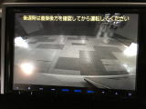 バックカメラの画像です。車庫入れの安心感がアップしますね。