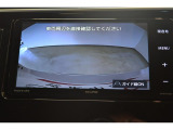 バックモニター付き。車両後方の映像が画面に表示されるので、車庫入れが苦手な人も安心です。ただし、目視確認もお忘れなくお願いいたします。