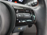 ◆アダプティブクルーズコントロール◆予め設定した車速内でクルマが自動的に加減速。前走車との適切な車間距離を維持しながら追従走行します。【LKAS】車線維持支援システムでステアリング操作を支援。