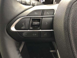 【ステアリングスイッチ】左です。ハンドルから手を離さず、運転に集中したまま手元でオーディオ操作等ができます。