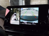 【アラウンドビューモニター】上から見下ろすような視点でスムース駐車をサポートしてくれるアラウンドビューモニター(^v^)