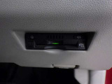 ETC車載器付きです。高速道路の料金所もスムーズに通過できます。
