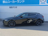 メッキドアモールが下から伸び上がるようなデザインでスポーティな演出をしています。