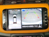 車の全周囲を確認できるアラウンドビューモニター