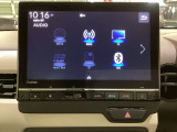 ナビゲーションはフルセグTV、インターナビ対応のGathers純正メモリーナビを搭載しています。Bluetoothオーディオ機能がありますので、スマートフォンなどの音楽も再生できます。