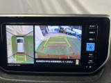 見えづらい車体後方部を映像で映し出してしっかりサポート!難しいバック駐車も安心です♪