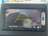 【バックカメラ】駐車時に後方がリアルタイム映像で確認できます。大型商業施設や立体駐車場での駐車時や、夜間のバック時に大活躍!運転スキルに関わらず、今や必須となった装備のひとつです!