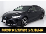 ★トヨタ カムリ WS★★禁煙★柿本マフラー★セーフティセンス★★オプション18インチAW★プリクラッシュ★★レーダークルーズ★クリアランスソナー★★ディーラーオプションSDナビ★LDA★