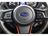 全車速追従クルーズコントロールの設定は、ステアリング内のスイッチで設定するだけ。簡単です。