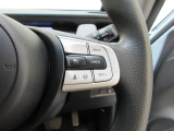 ハンドル右側にはクルーズコントロールのスイッチが装備され、運転中の操作も安心して行えます。