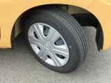 ホイールをドレスアップする純正のホイールキャップ【155/65R14 ラジアルタイヤ】★タイヤの溝もまだまだ!くわしくはスタッフへ。