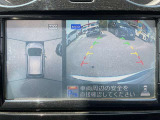 上空から見下ろしているかのように駐車できるアラウンドビューモニター