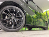 【TRD19インチアルミホイール】外観にマッチしたアルミホイールを装着しております。各種アルミホイールや、スタッドレスタイヤも取扱いしております。是非ご相談ください♪