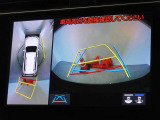 バックガイドモニターを装備しています、車庫入れもラクラクです。パノラミックビューモニターを搭載しています、上からの画像も表示されます。