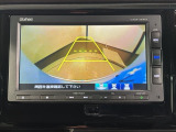 リバースギアに入れるだけで後方の表示へ切り替わります。夜間や雨の日の駐車も楽になりますよ。
