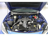 エンジンルームも綺麗にクリーニング済みです。BRZ専用補強パイプVタワーバー