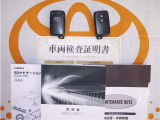 スマートキー付。取扱説明書とメンテナンスノートもあります☆品質評価シート付いてます!トヨタ認定中古車ライト!!