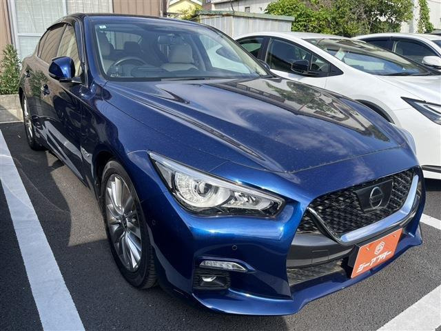 スカイライン 3.5 ハイブリッド GT 禁煙車 純正8インチナビ フルセグ