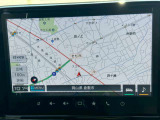 9インチの大画面で地図も見やすいです!