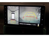車の前後左右に取り付けられたカメラで、視線やバックモニターでは死角となる前方や真横も確認できます。狭い駐車スペースもスムーズに駐車できます。