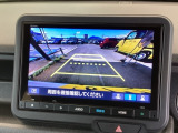 便利な3ビュー切り替え、ガイド線表示付きのバックカメラです!後退時、後方の視界をサポートします!