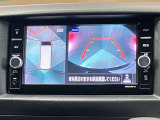 【アラウンドビューモニター】車を上から見下ろしているかのような映像で周囲の状況がひと目で確認、狭い駐車場に駐車するときも安心です♪♪障害物などがあると警告音がなりますので安心して駐車が出来ます★